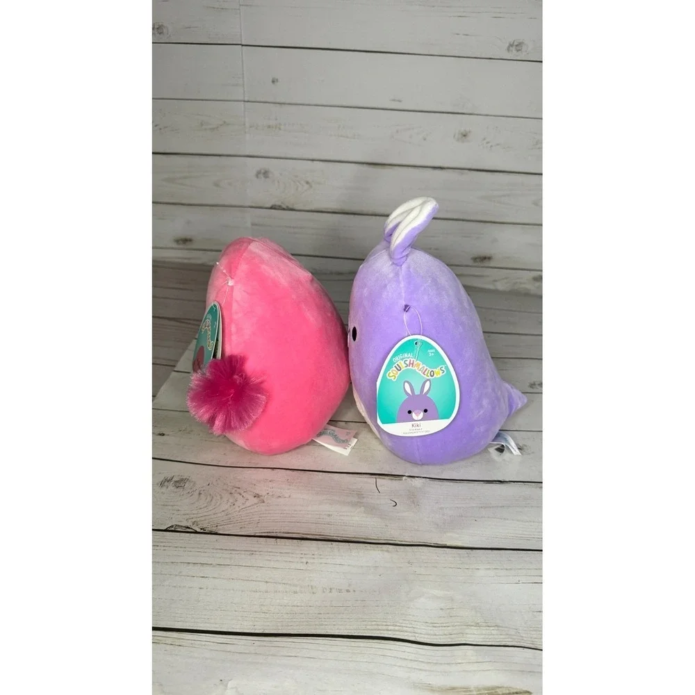 Squishmallows Cookie Flamingo & Kiki Kangaroo 7.5